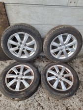 TOYOTA YARIS ALLOY WHEEL SET 175/55/R15 ALLOYS 1.3L PET MAN HATCHBACK 2013
