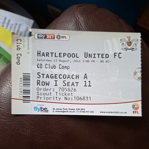 2016 exeter city - 13/8/2016, v