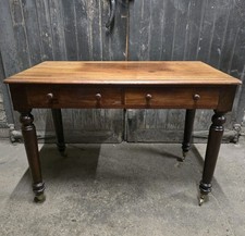 Antique 19th Century Victorian Mahogany Writing Desk Table