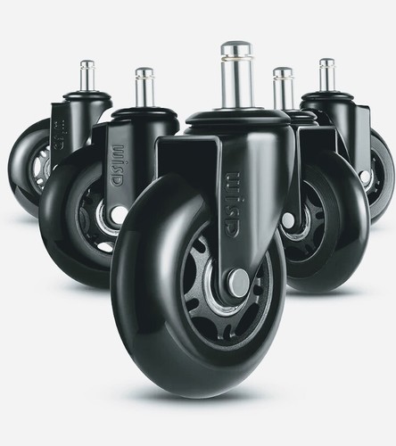 Caster wheels office chair set - chair,