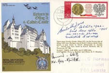 WW2 Colditz prominente PoW's Earl Harewood and Marquess Linlithgow signed cover