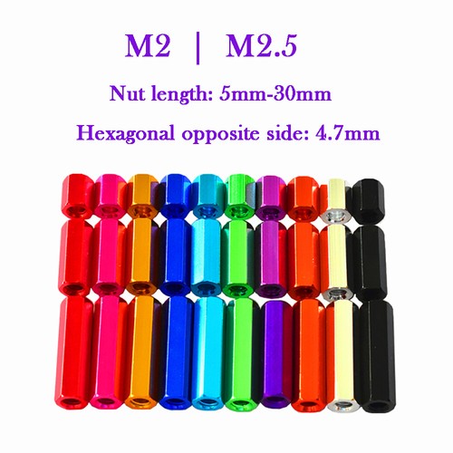 30mm aluminum hex - m2, m2.5