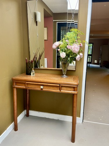 Wooden console table - console, with