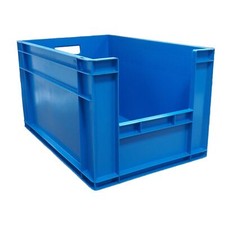 Euro Stacking Plastic Box, Heavy Duty Storage Industrial Boxes Container Crates