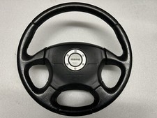 Momo Leather Steering Wheel For: Subaru Impreza GC8 GF8 WRX STI 92-00