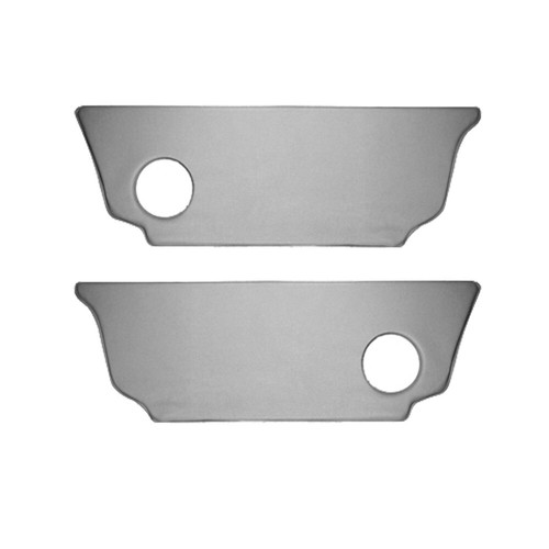 Rear kick panel set gray - rear,