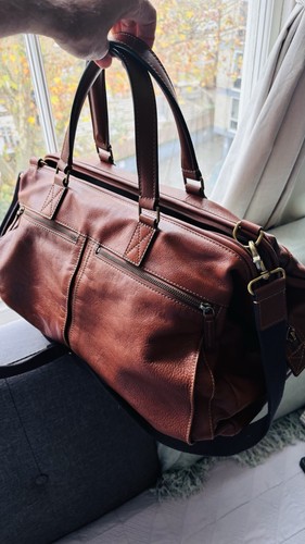 Fossil defender duffel leather - fossil,