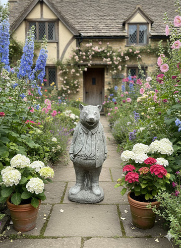 Fox garden ornament - fox,