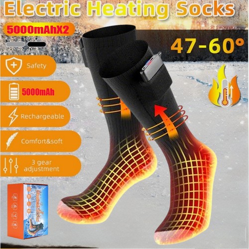 Electric heated socks - heated,