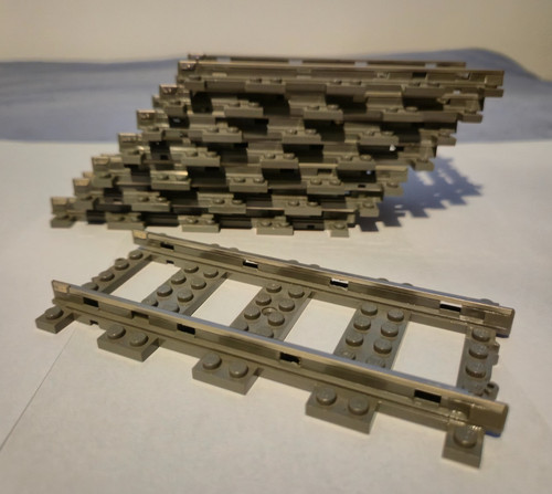 Lego railroad straight - railroad,