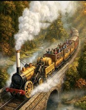 STEPHENSONS ROCKET ON A