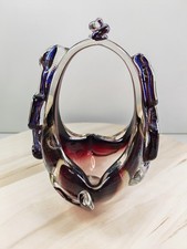 Vintage Cranberry Art Glass