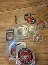 Lot of Military Items Coins