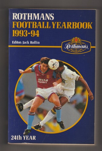 Rothmans football yearbook - rothmans,