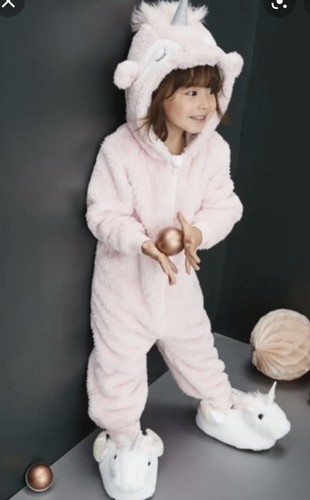 Next 1onesie pink fleece - 1onesie,