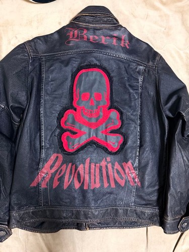 Berik genuine leather biker - genuine,