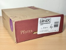 Pfister LG01-8CPC 3 Tub Shower Faucet Metal Cross Handles Combo Chrome Porcelain