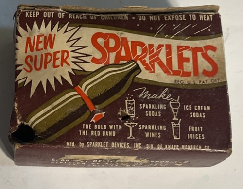 Vintage new super - new, sparklets