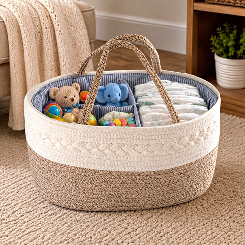 Woven rope baby diaper nappy - rope,