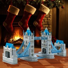 41PC 3D PUZZLE LONDON TOWER BRIDGE JIGSAW  FAMILY FUN ACTIVITY EDUCATIONAL GIFT