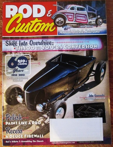 Rod custom magazine july - &,