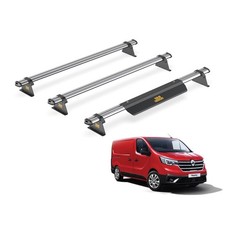 Renault Trafic Roof Rack for 2014+ Standard Roof 3x Roof Bars Van Guard Trade