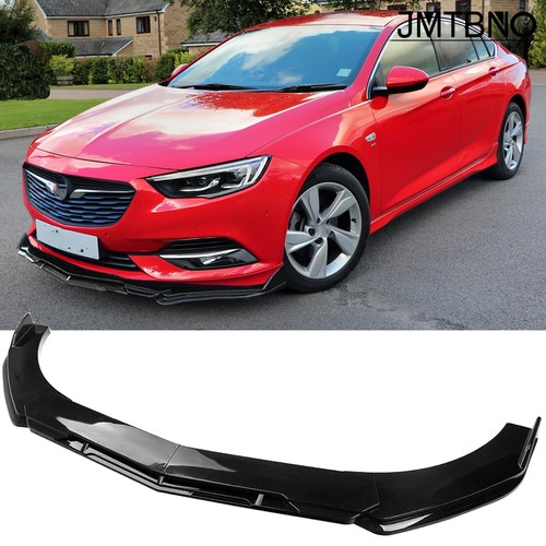 Gloss black front bumper lip - gloss,