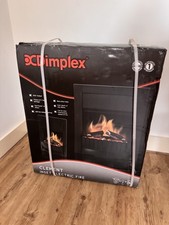 Dimplex Clement Inset Electric Fire 2kW Heat Output Black CMT20BL 