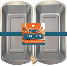 2pk Loaf Tins for Baking 2lb |