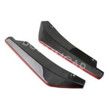Car Rear Bumper Lip Spoiler Diffuser Splitter Scratch Protector Winglets 2Pcs