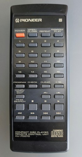 Pioneer pd070 remote - pioneer, cu-pd070