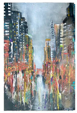 ABSTRACT ACRYLIC Cityscape