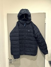 Patagonia Cotton Down Men's Jacket Large Navy Blue With Tags