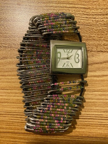 Watch rectangular white face - watch,