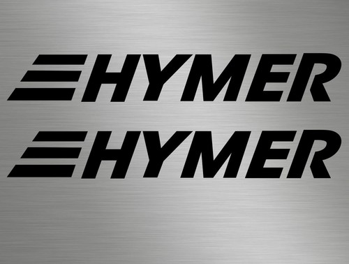 Medium hymer vinyl - hymer, lettering