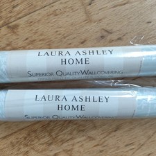 2 x Laura Ashley Josette Duck Egg Wallpaper Rolls 10m x 53 cm W081625-A/ l