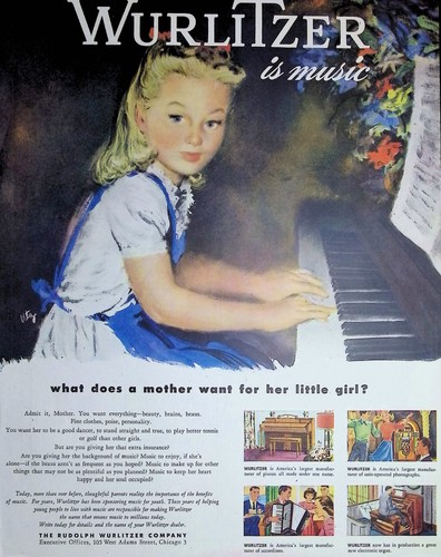 Original 1946 wurlitzer piano - original,