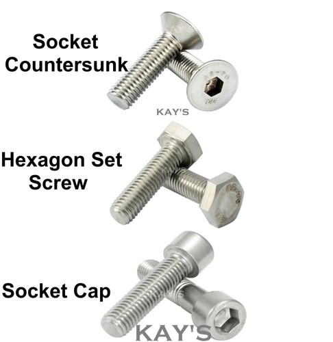 8mmø screws countersunk - m8,