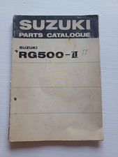 Suzuki RG 500 II GP 1977 catalogo ricambi originale Spare Part List