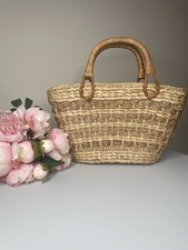 Vintage Style Woven Straw