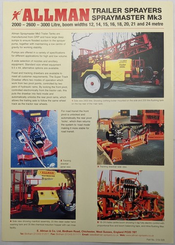 Allman foam trailer - allman, sprayers