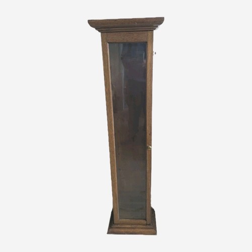 Antique oak cabinet glazed - antique,