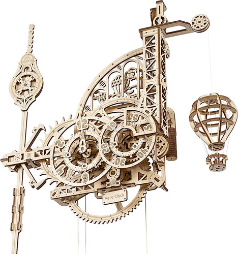 Wooden puzzle model - wooden, kit
