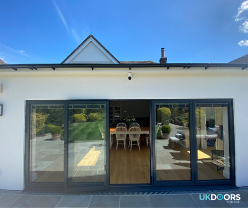 Aluminium bifolding door - bifolding,