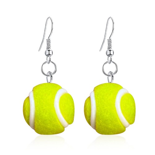 Tennis dangle earrings - tennis, for