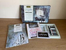 Osmiroid Colour Calligraphy Set - Fountain Pen / 4 Nibs / Paper / Book etc