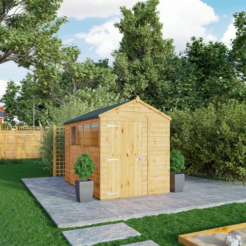 10x6 wooden garden shed - wooden,