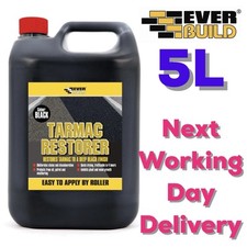 Everbuild Tarmac Restorer 5L Black Finish Weather Protection
