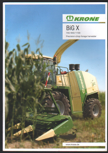 Krone big 700 - 850, and