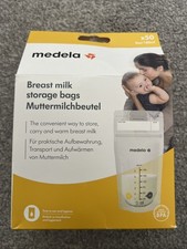 Medela Breast Milk Storage Bags X 50 (6oz/ 180ml) NEW UNOPENED